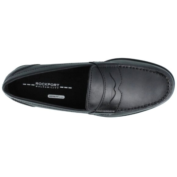 Rockport Men's Black Classic Leather Penny Loafer Cushioned Footbed Sz 10.5M - Picture 9 of 9